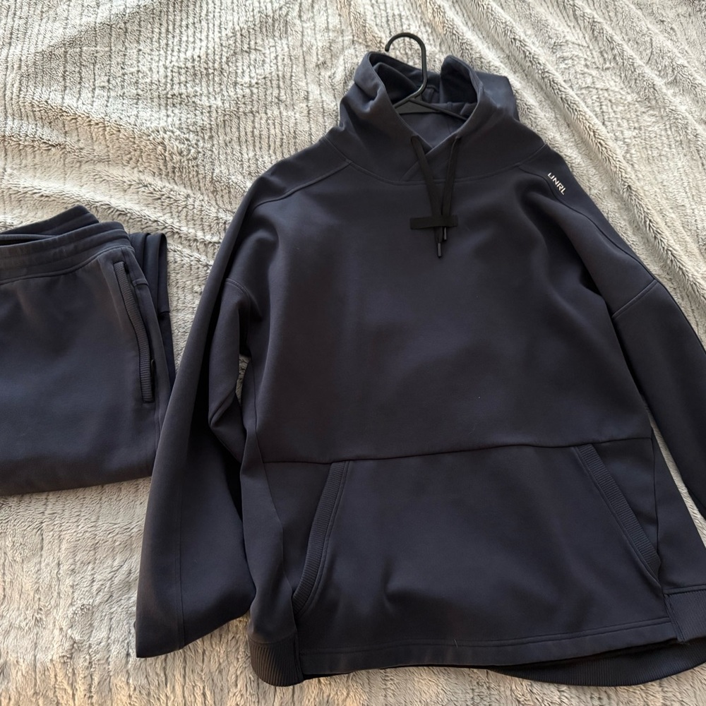 Navy UNRL High Street Hoodie and Joggers